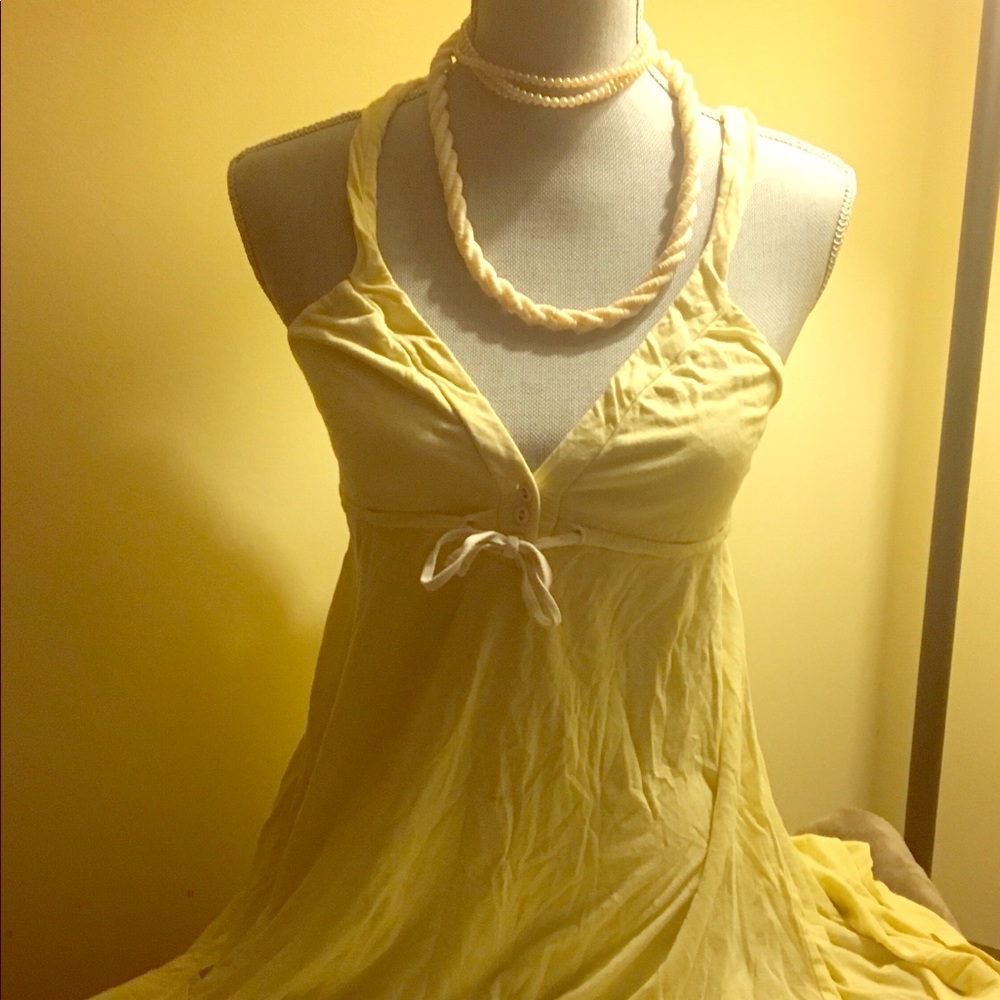 VS Pink Yellow Summer Dress